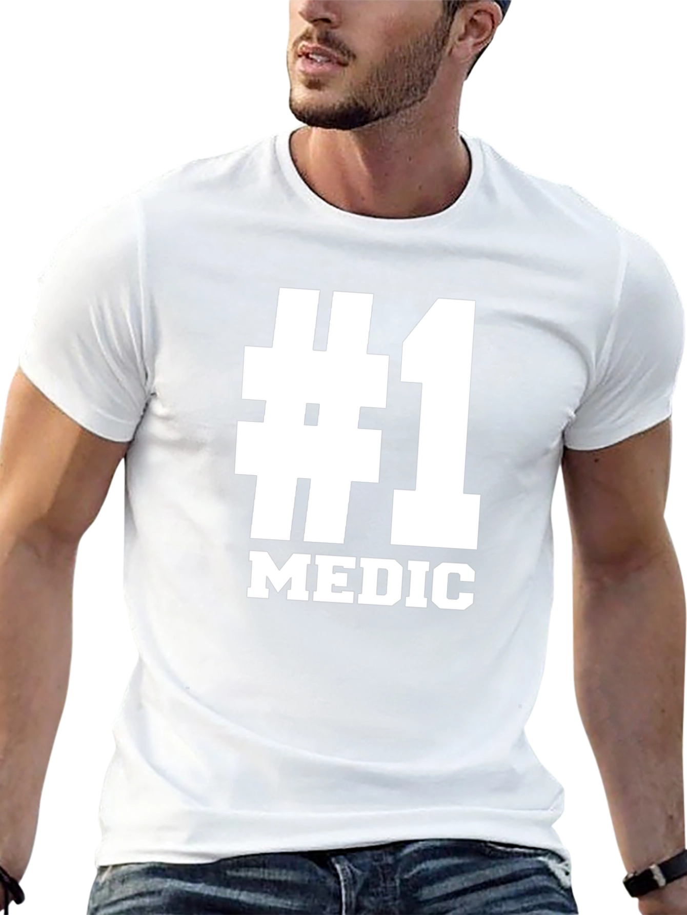 #1 Medic T-Shirt - Black Short Sleeve