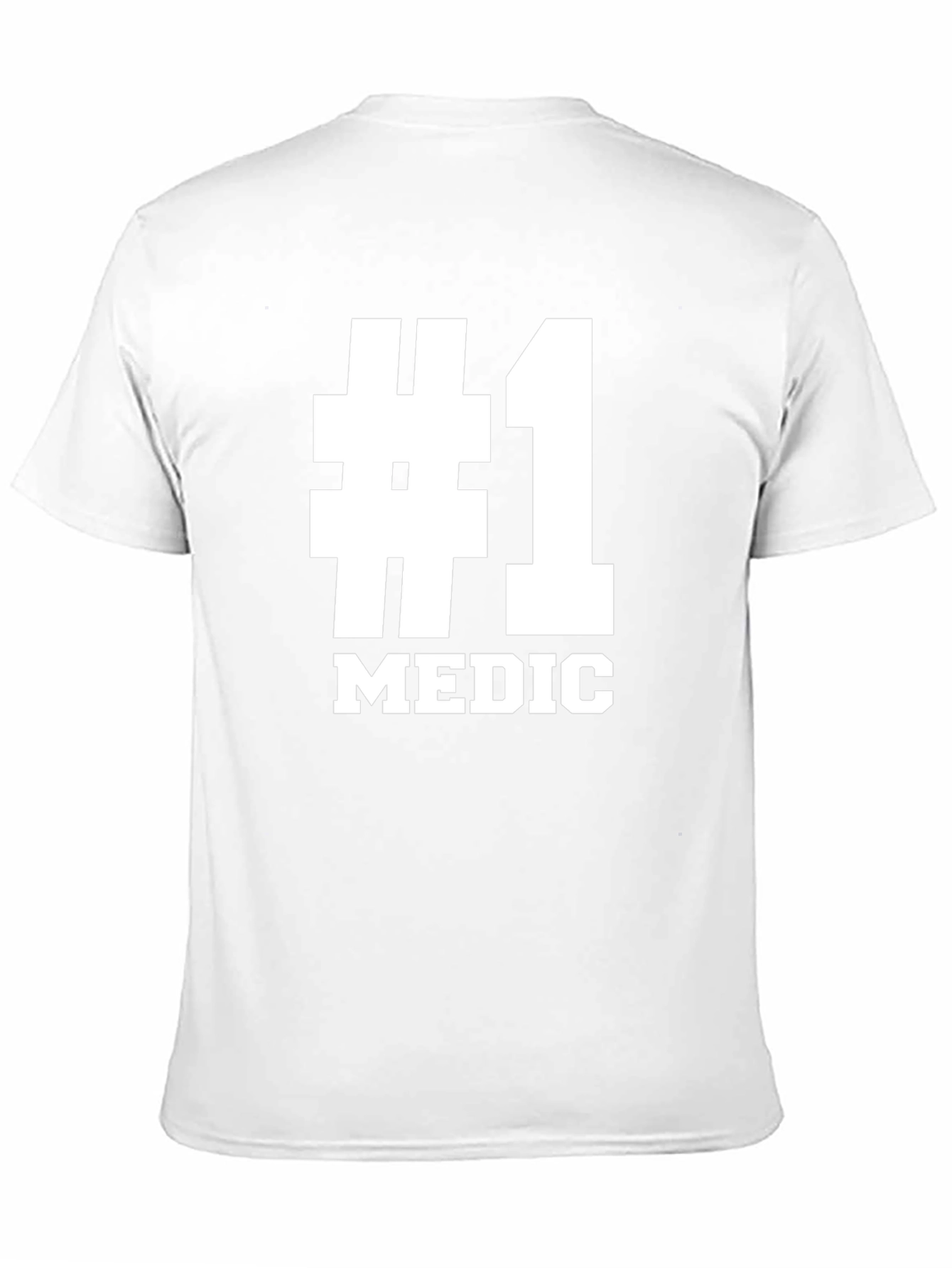 #1 Medic T-Shirt - Black Short Sleeve
