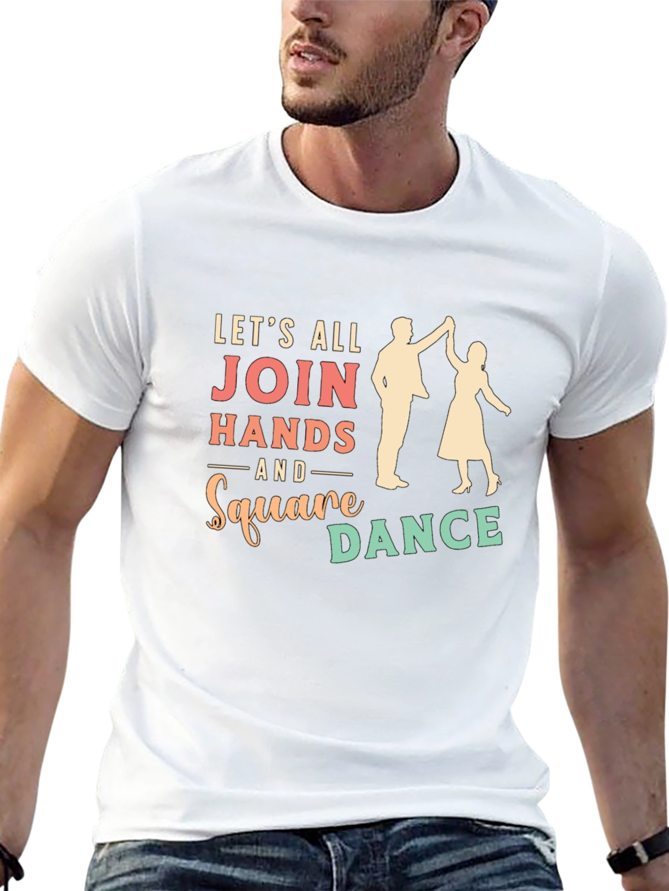 Square Dance T-Shirt - Lets All Join Hands