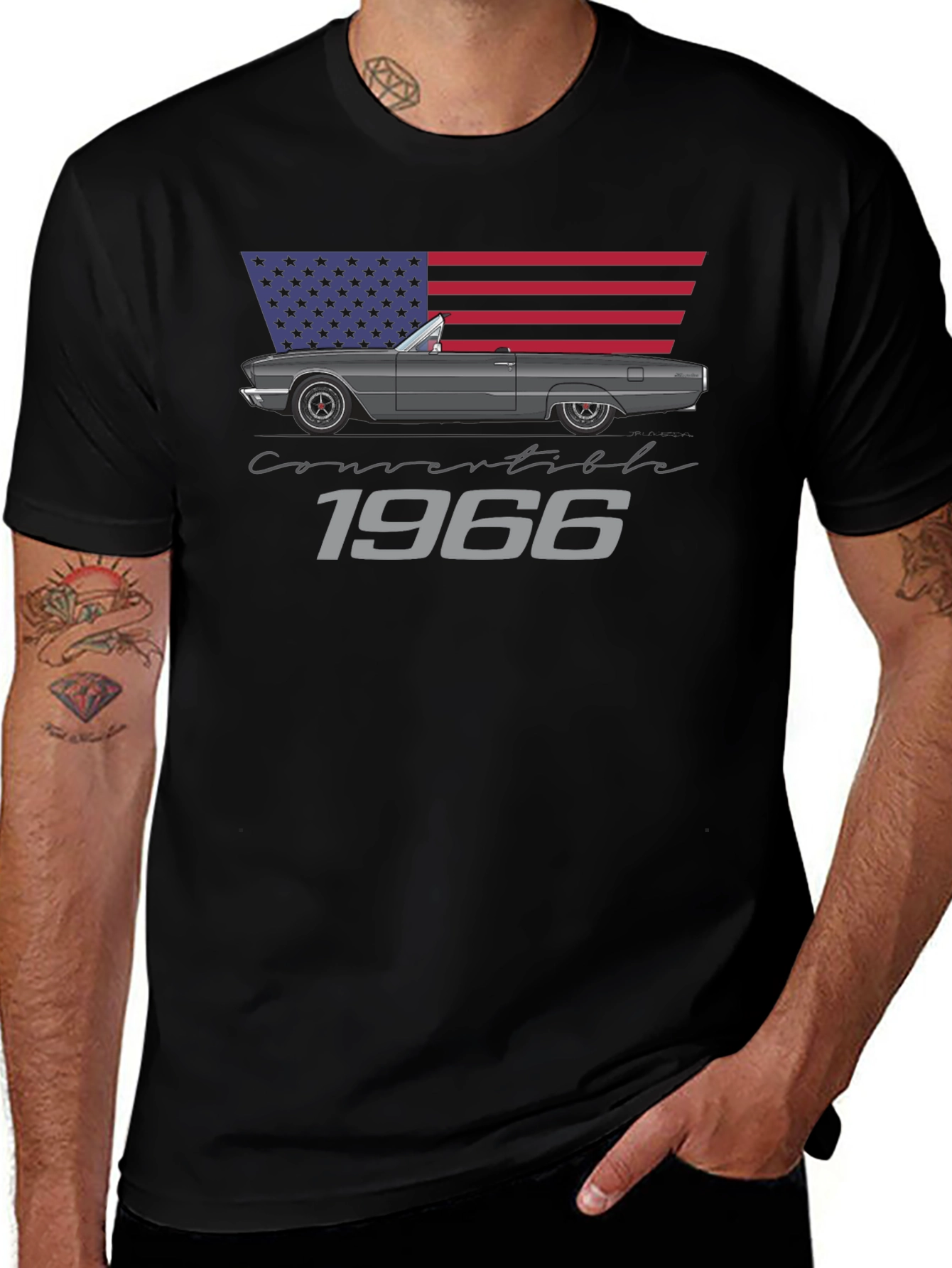 1966 Convertible T-Shirt - Classic American Muscle Car Tee