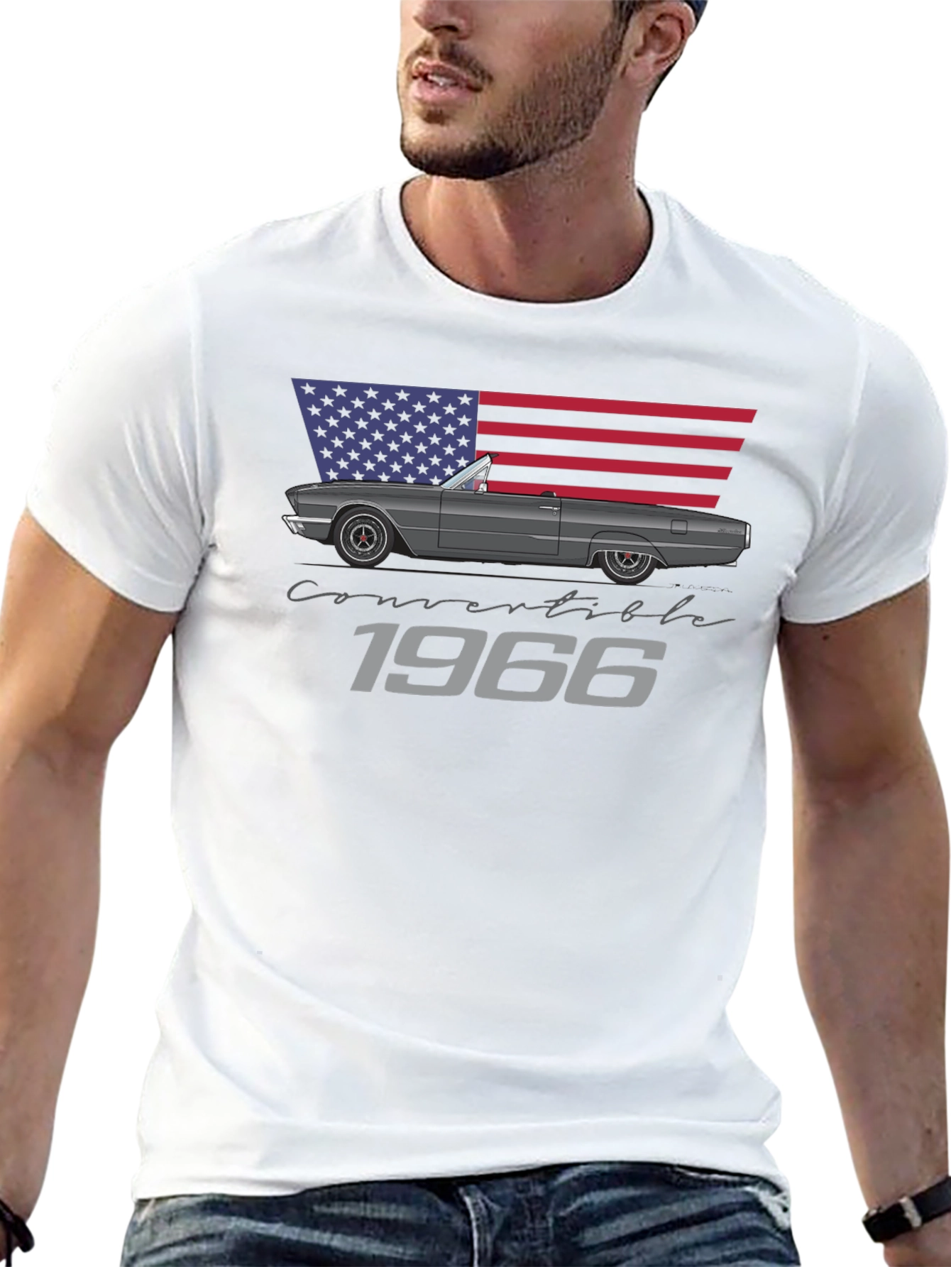 1966 Convertible T-Shirt - Classic American Muscle Car Tee
