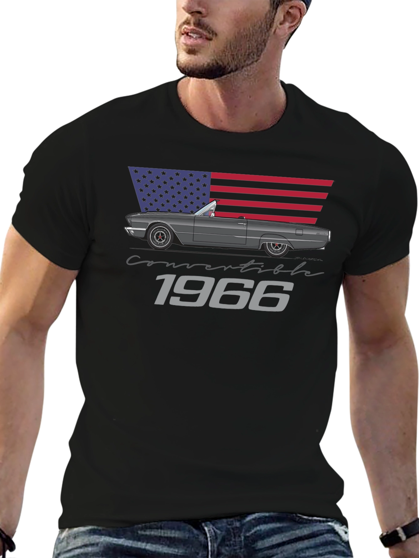 1966 Convertible T-Shirt - Classic American Muscle Car Tee