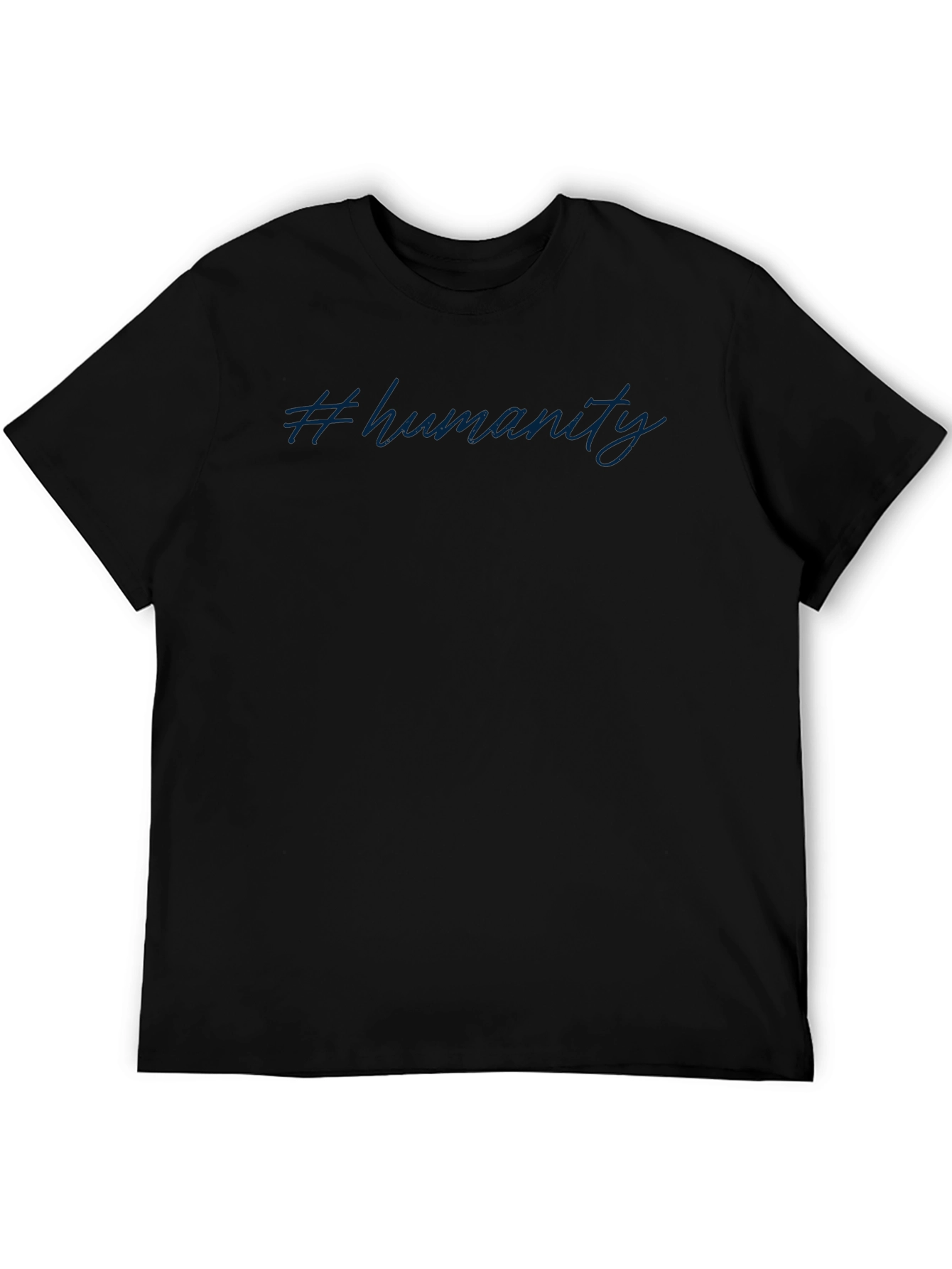 #Humanity Black Graphic T-Shirt