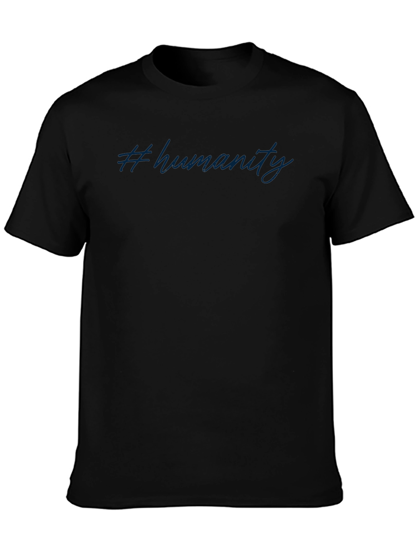 #Humanity Black Graphic T-Shirt