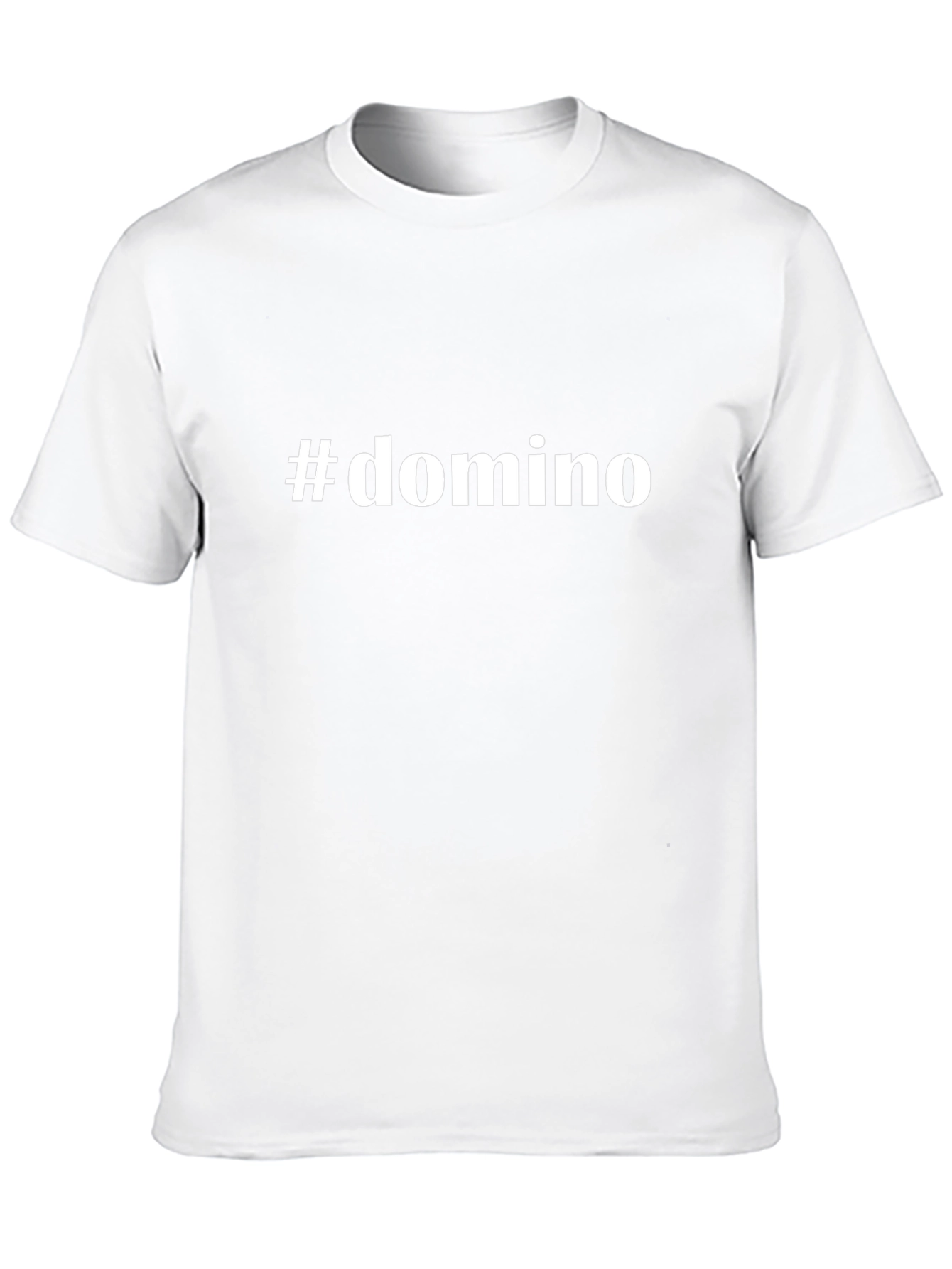 #domino Black T-Shirt - Stylish Casual Wear