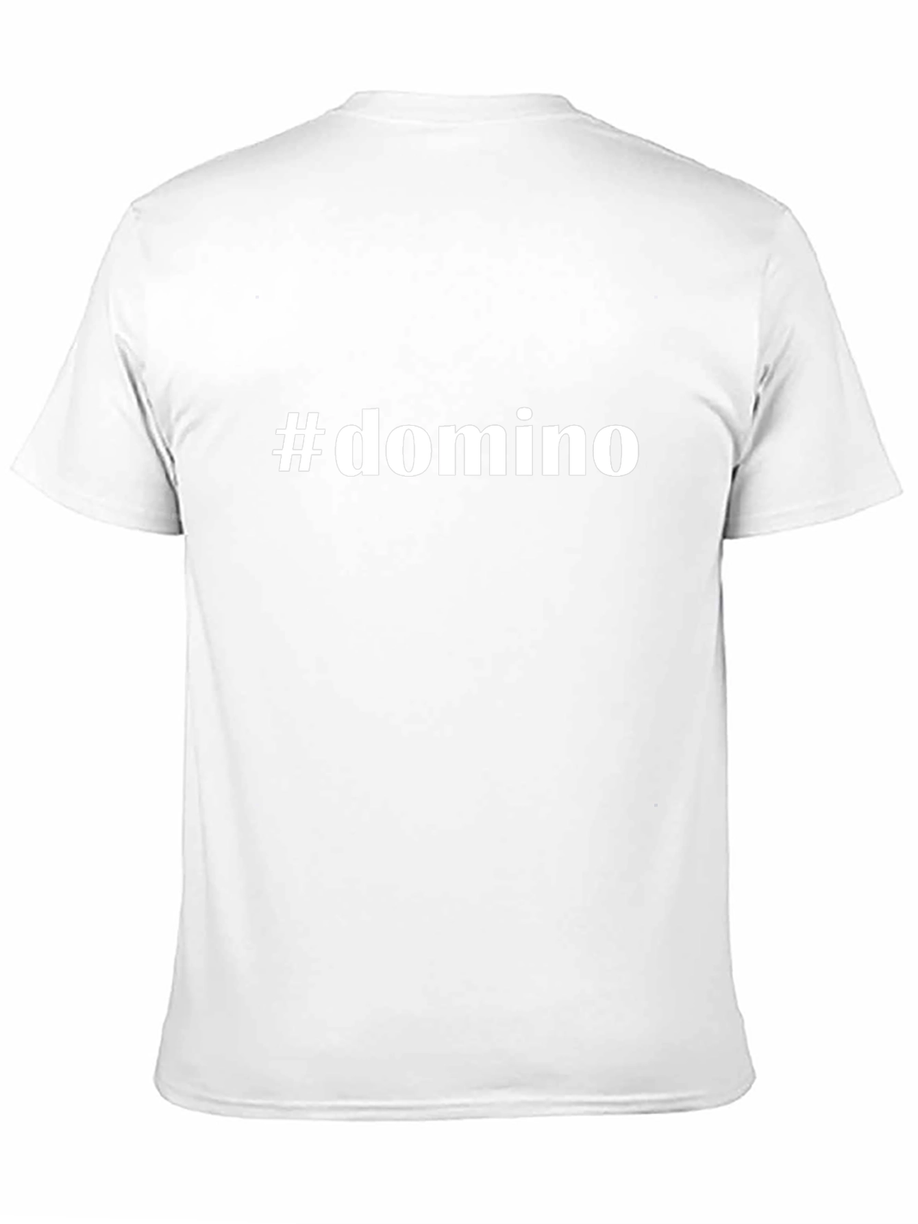 #domino Black T-Shirt - Stylish Casual Wear