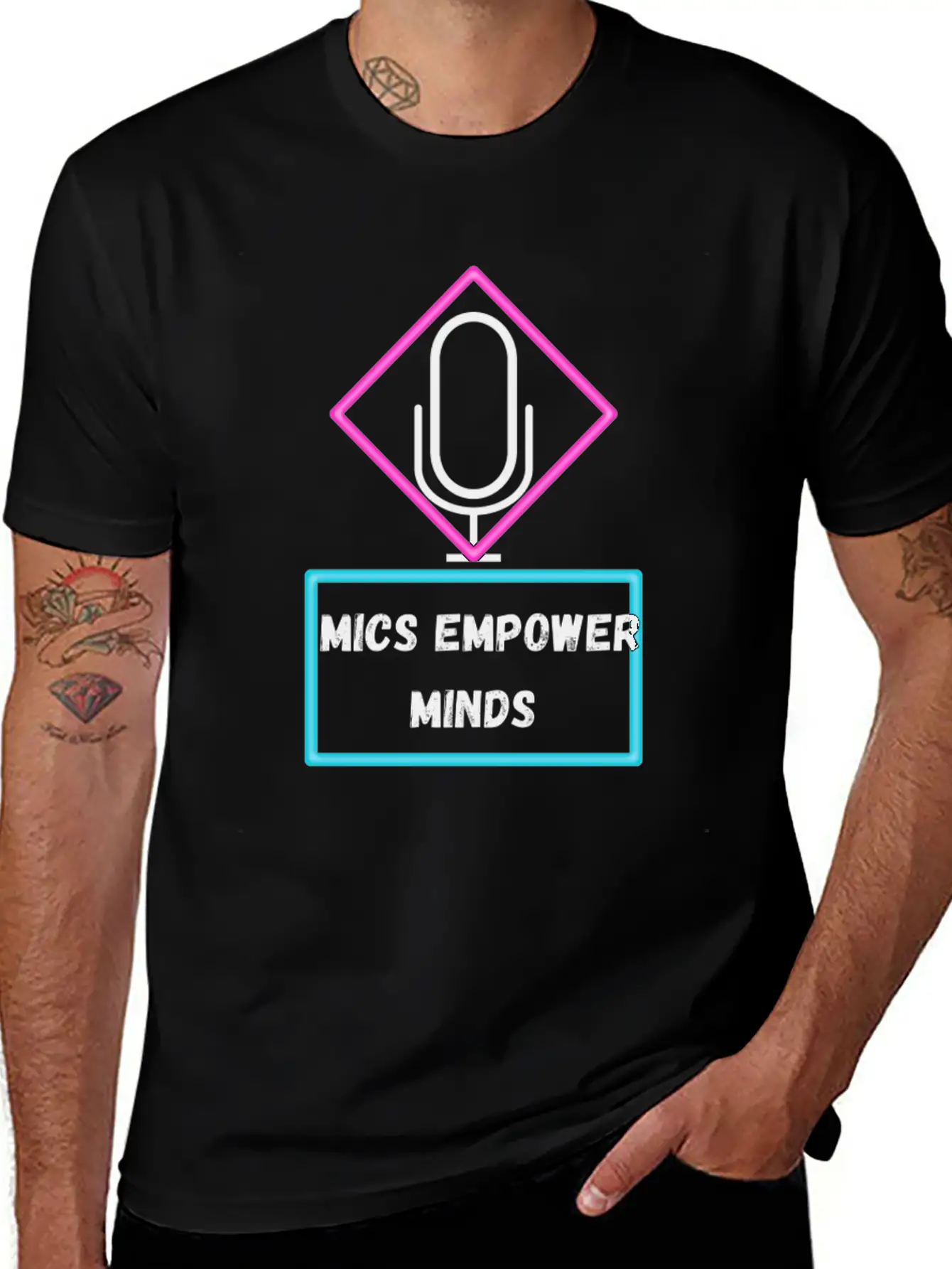 "Empower Minds T-Shirt: Unleash Your Potential!" Breathable Graphic T-Shirt – Perfect For Casual Days
