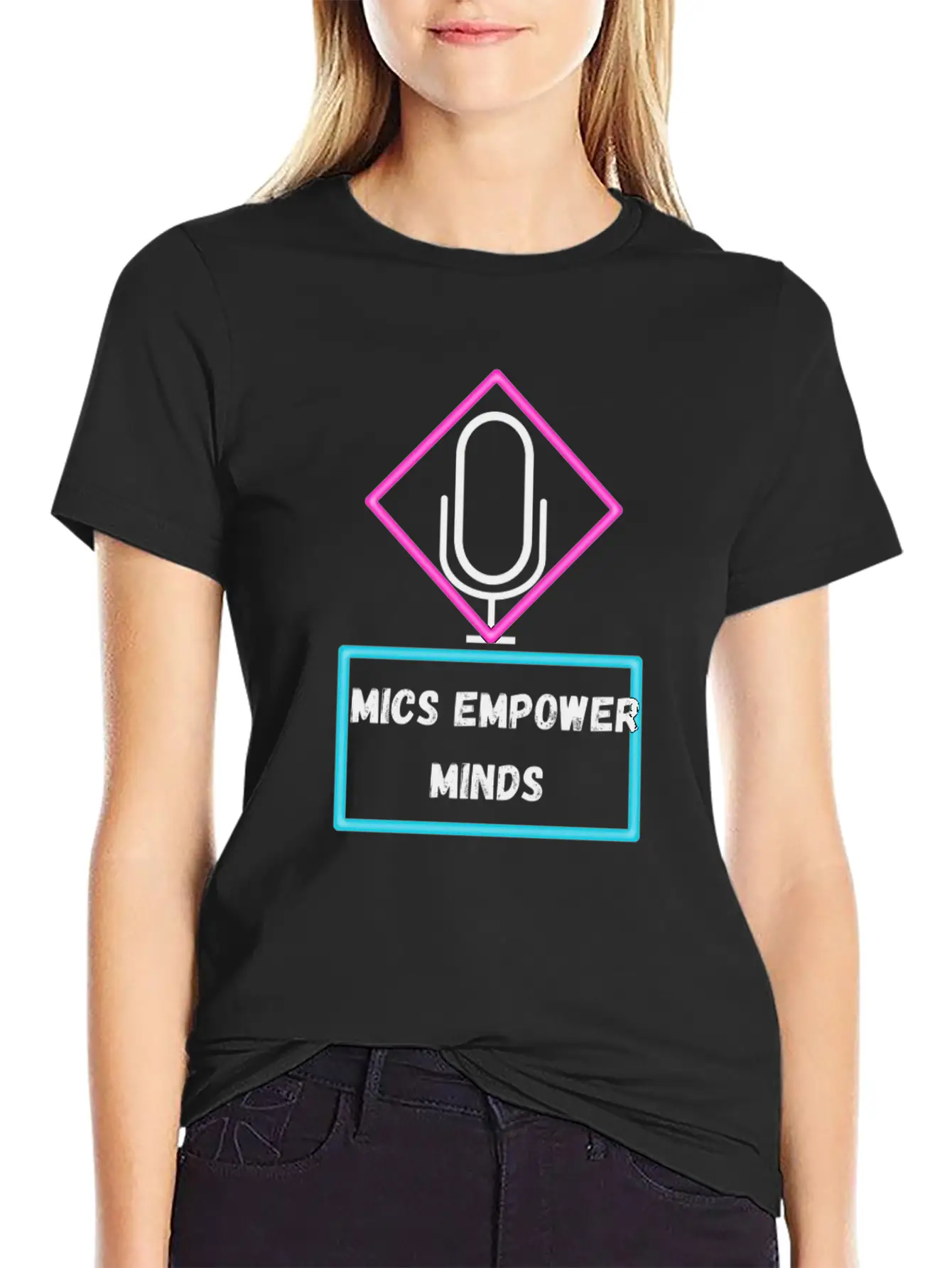 "Empower Minds T-Shirt: Unleash Your Potential!" Breathable Graphic T-Shirt – Perfect For Casual Days