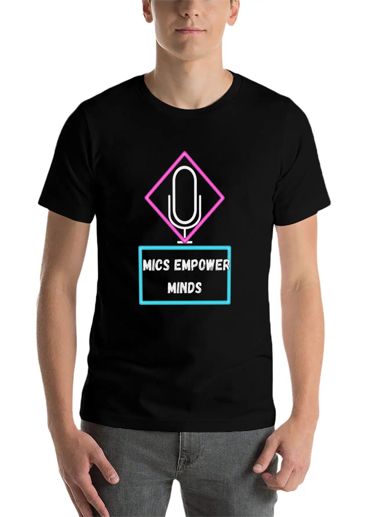 "Empower Minds T-Shirt: Unleash Your Potential!" Breathable Graphic T-Shirt – Perfect For Casual Days
