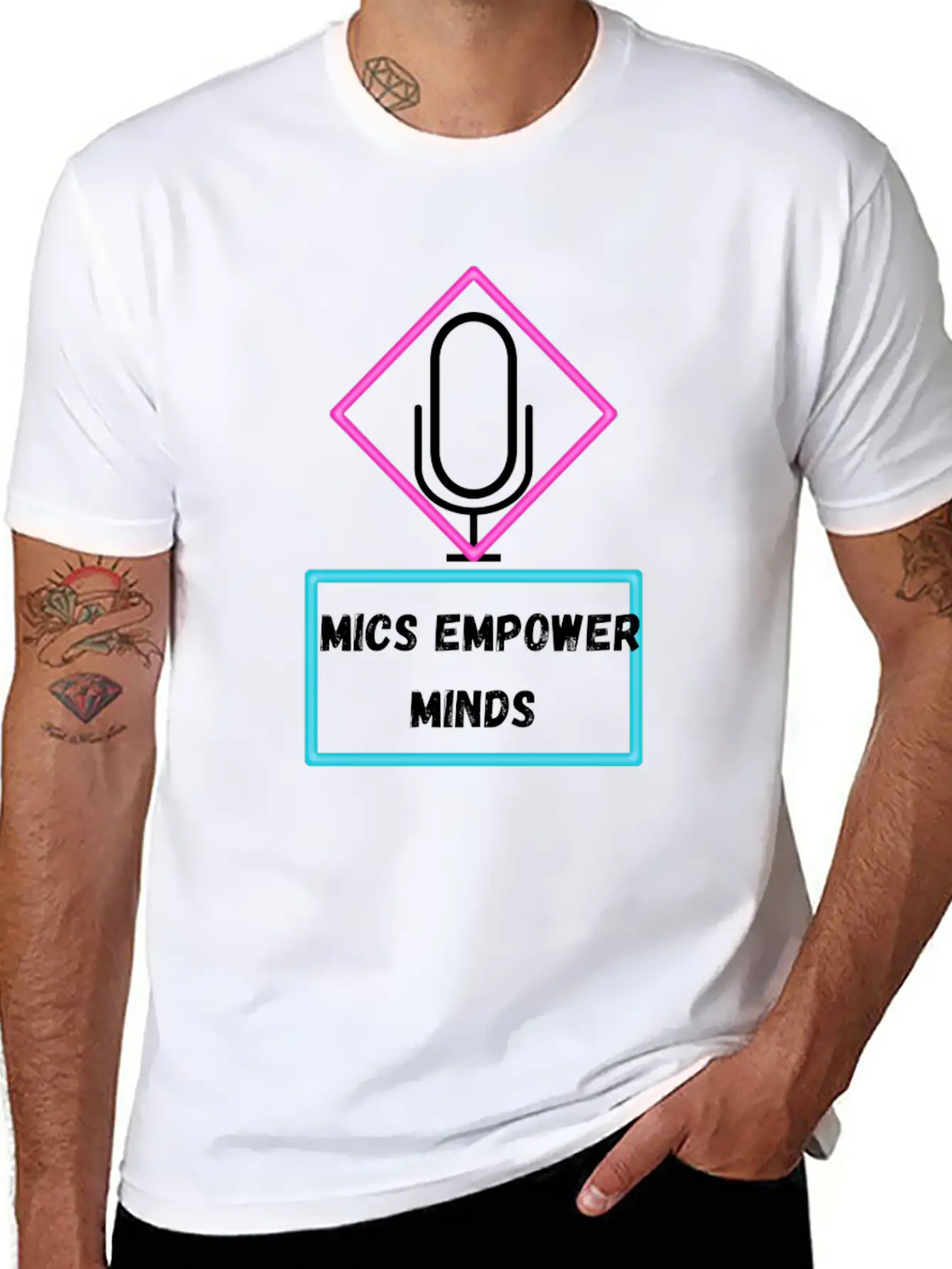 "Empower Minds T-Shirt: Unleash Your Potential!" Breathable Graphic T-Shirt – Perfect For Casual Days