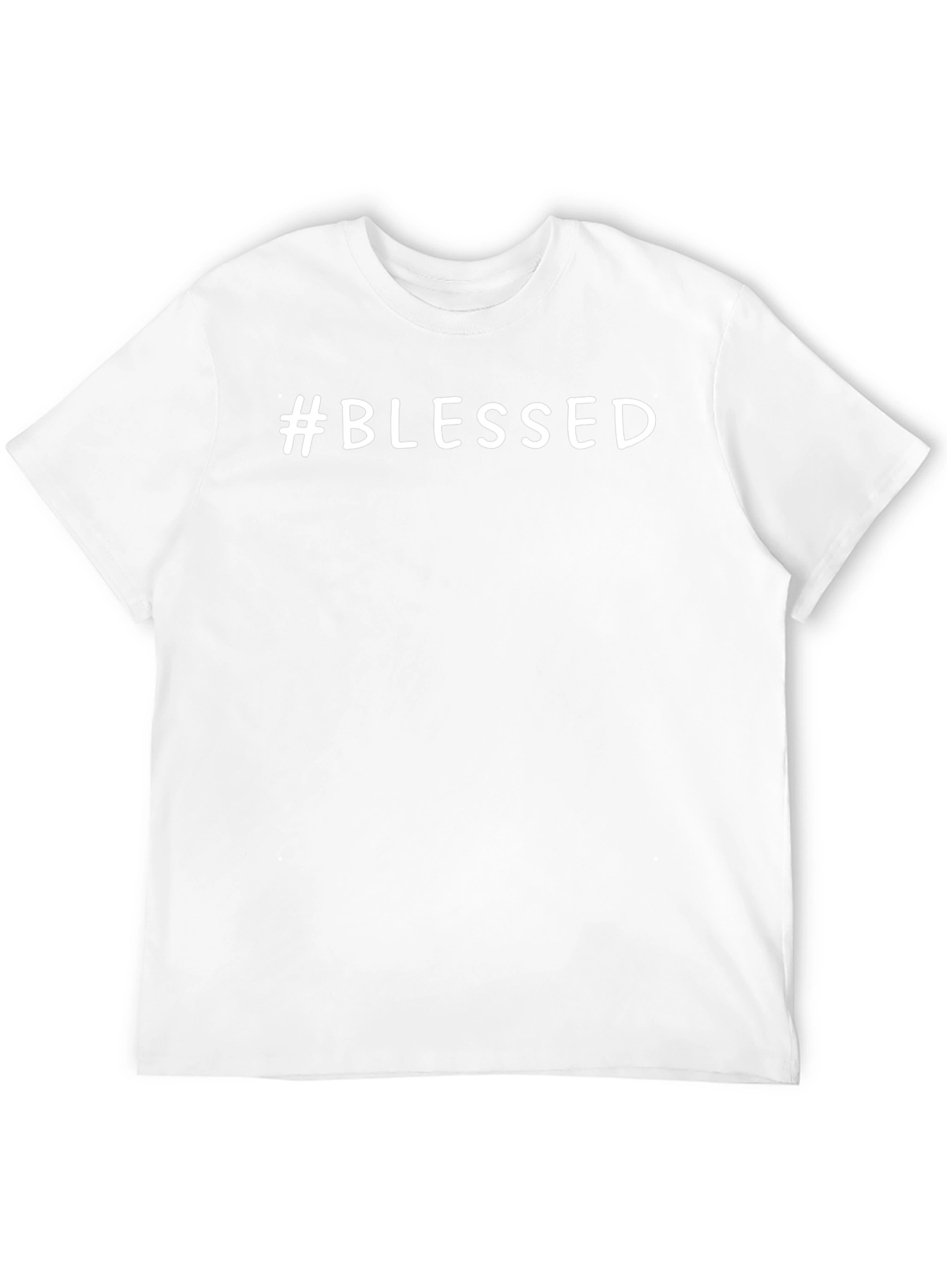 #Blessed Black T-Shirt - Trendy Graphic Tee