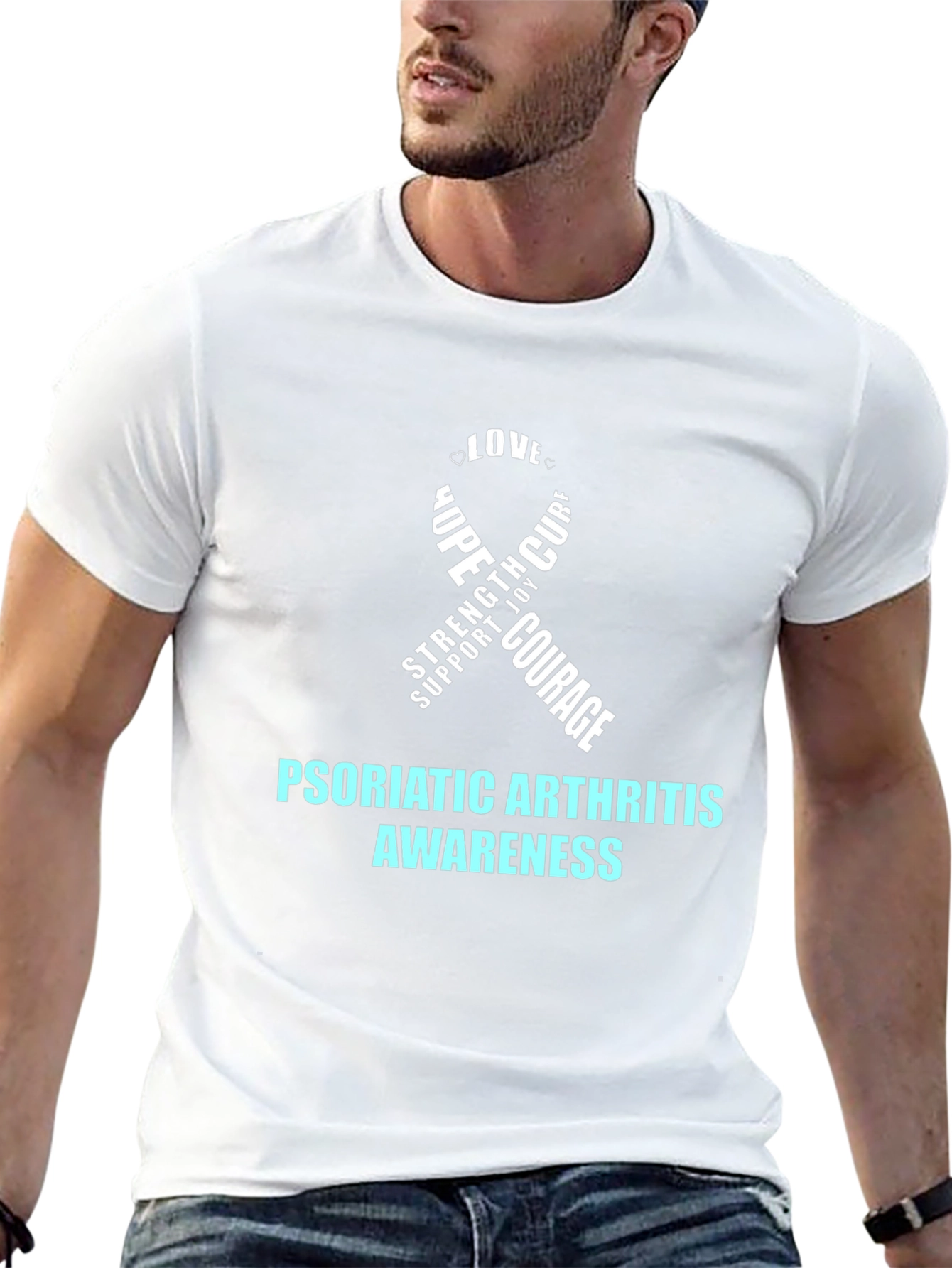 Psoriatic Arthritis Awareness Ribbon T-Shirt