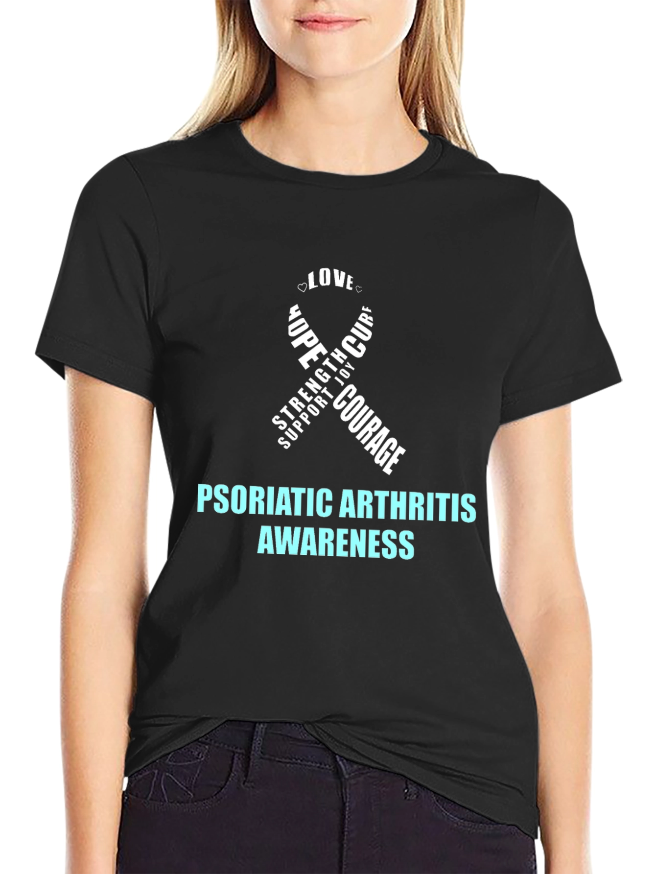 Psoriatic Arthritis Awareness Ribbon T-Shirt