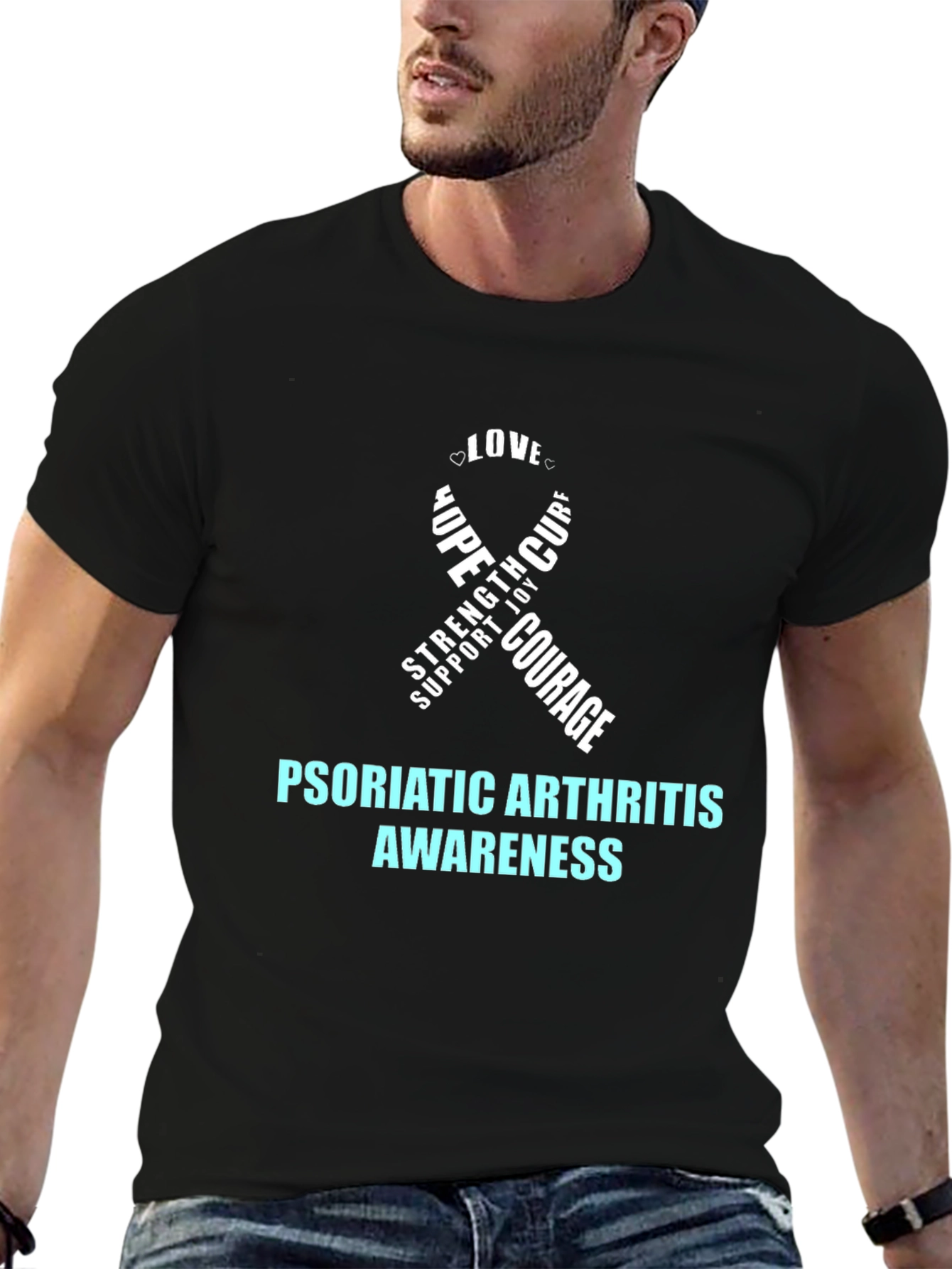Psoriatic Arthritis Awareness Ribbon T-Shirt
