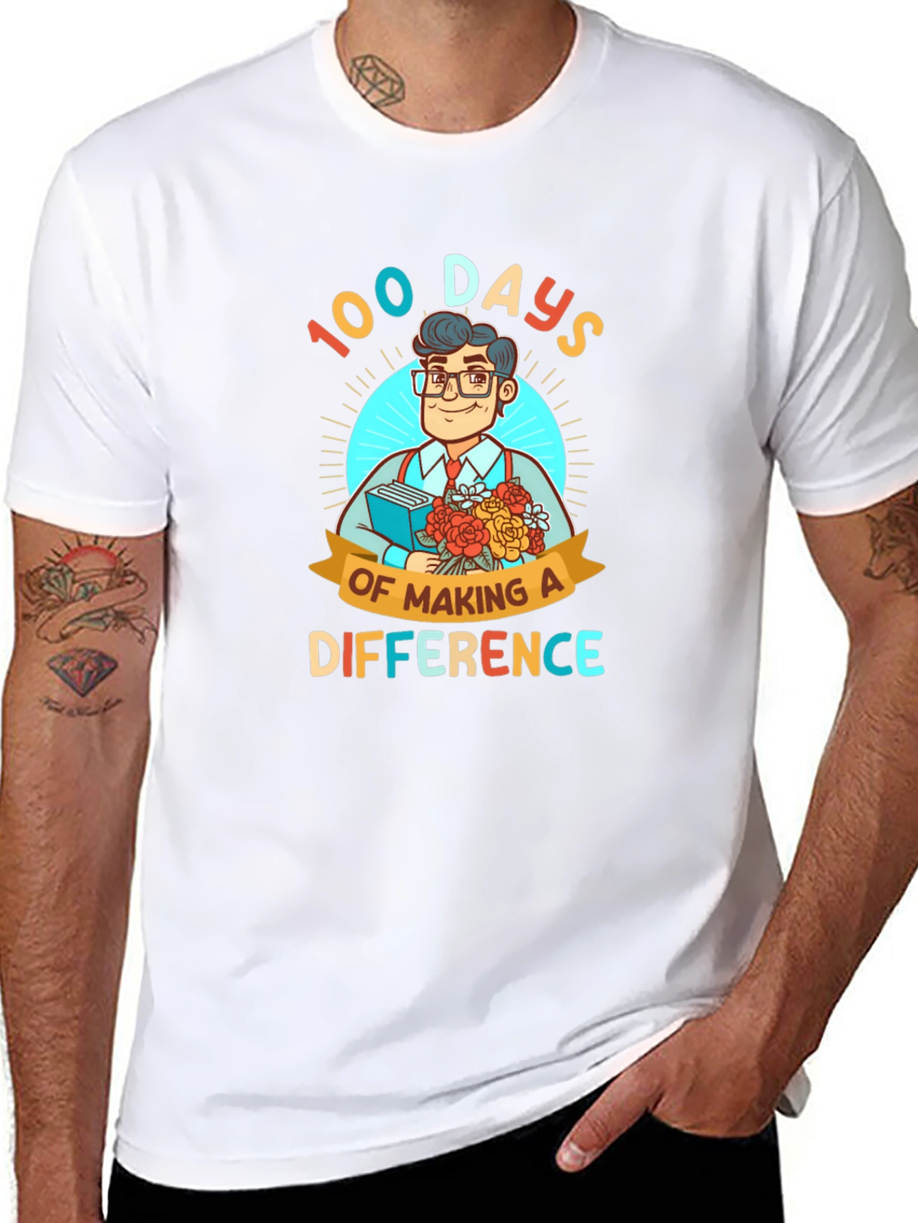 100 Days of Making a Difference T-Shirt